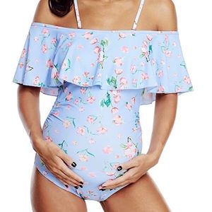 Floral Maternity swimsuit
